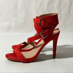 Parker and Sky - Red Sandal heels - Size 8.5